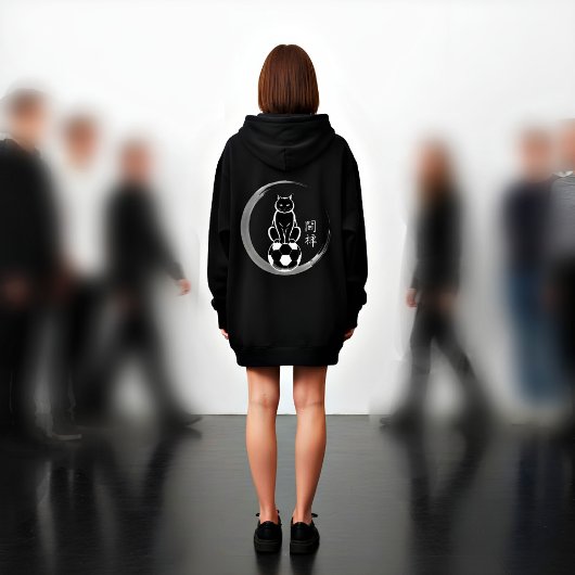 Stijlvolle Zen Voetbal Hoodie - Damesmode