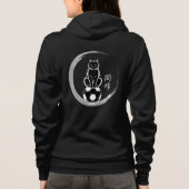 Stijlvolle Zen Voetbal Hoodie - Damesmode (Achterkant)