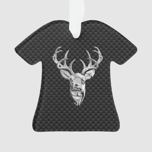 Stijlvolle zilver-speler op de afdruk van koolstof ornament (voorkant)