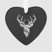 Stijlvolle zilver-speler op de afdruk van koolstof ornament (voorkant)