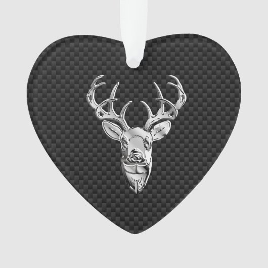 Stijlvolle zilver-speler op de afdruk van koolstof ornament (voorkant)