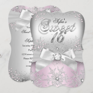 Stijlvolle Zilveren Boog Roze Sieraden Zoete Zesti Kaart