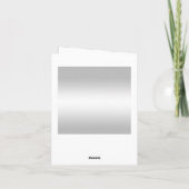 Stijlvolle zilveren decoratie 25e trouwdag aankondiging (Achterkant)