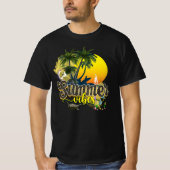Stijlvolle zomerstrandvibes t-shirt (Voorkant)