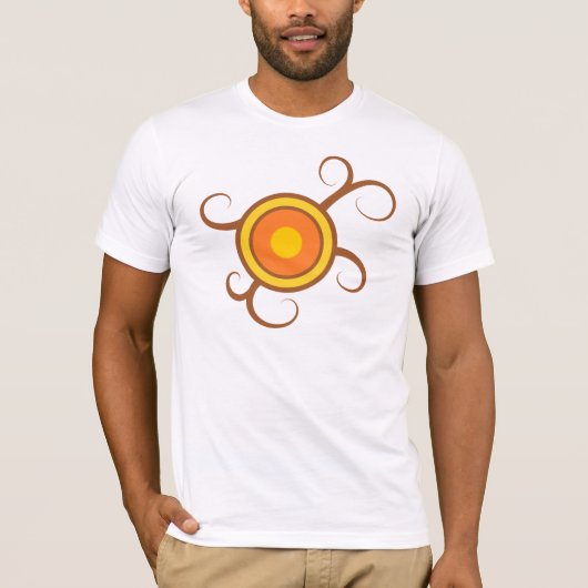 Stijlvolle zon t-shirt (Voorkant)