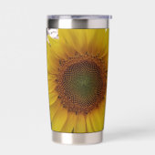Stijlvolle Zonnebloem Print Geïsoleerde Drinkbeker (Links)