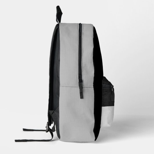 Stijlvolle Zwart Grijs Pickleball Design Monogram  Bedrukte Rugzak (Links)