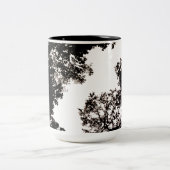 Stijlvolle zwart-wit ontworpen Mok (Center)