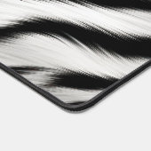 Stijlvolle zwart-wit Zebra Animal Print Bureaumat (Hoek)