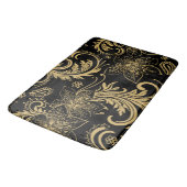 Stijlvolle zwarte en gouden bath Mat (Gekanteld)