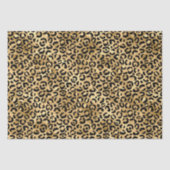 Stijlvolle zwarte en goudolierijsplakken Safari Tissuepapier (Voorkant)