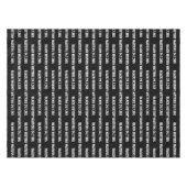 Stijlvolle ZWARTE GESCHIEDENIS BHM Tafelkleed (Voorkant (Horizontaal))