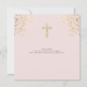 Stijlvolle zwarte gouden bijbel bevestigen kaart (Achterkant)