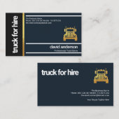 Stijlvolle zwarte gouden doos Witte strepen lijnen Visitekaartje (Voorkant / Achterkant)