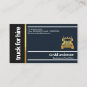 Stijlvolle zwarte gouden doos Witte strepen lijnen Visitekaartje (Voorkant)