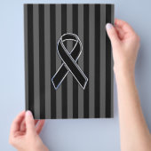 Stijlvolle zwarte-lint-lint flyer (Hand)