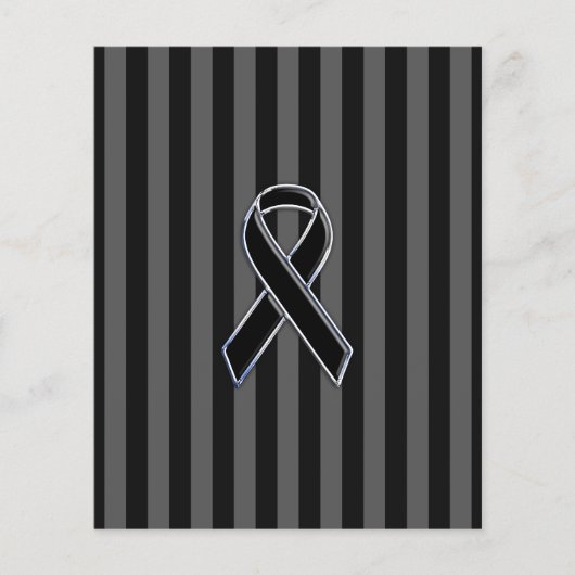 Stijlvolle zwarte-lint-lint flyer (Voorkant)