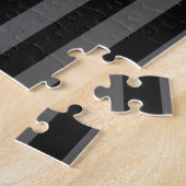 Stijlvolle zwarte-lint-lint legpuzzel (Zijkant)