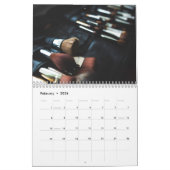 Stijlvolle zwarte make-up artiest kalender (Feb 2026)