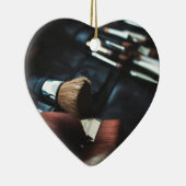 Stijlvolle zwarte make-up artiest keramisch ornament (Rechts)