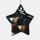 Stijlvolle zwarte make-up artiest keramisch ornament (Rechts)