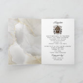 Stijlvolle zwarte Man Champagne Luxe Verjaardag Kaart (Binnen)