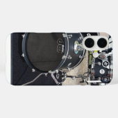 Stijlvolle zwarte mobiele hoes (Achterkant (horizontaal))
