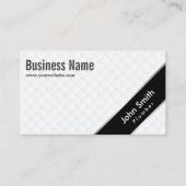 Stijlvolle zwarte streep sanitair Visitekaartje (Voorkant)