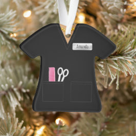 Stijlvolle zwarte winst ornament