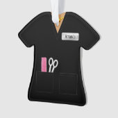 Stijlvolle zwarte winst ornament (voorkant)