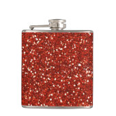    StijlvolRed Glitter Heupfles (Voorkant)