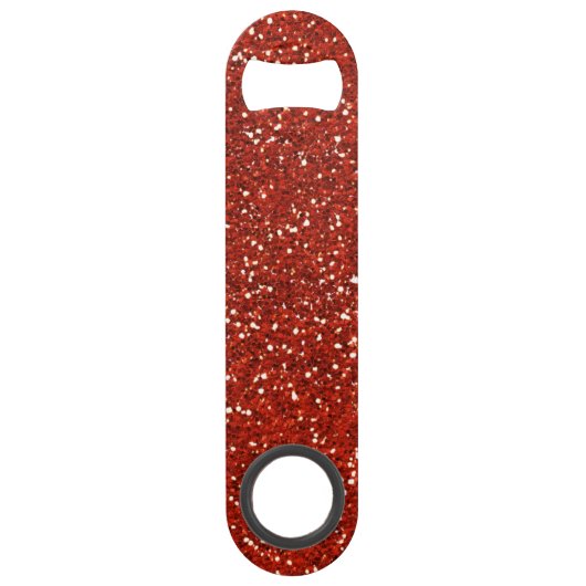 StijlvolRed Glitter Speed Flessenopener (Achterkant)