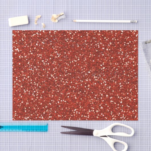    StijlvolRed Glitter Tissuepapier (Craft)