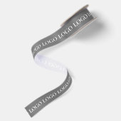 STIJLVOOL EENVOUDIG MODERN AANGEPASTE NAAM UW LOGO SATIJNEN LINT (Achterkant)