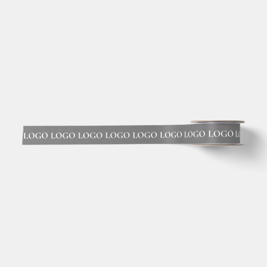 STIJLVOOL EENVOUDIG MODERN AANGEPASTE NAAM UW LOGO SATIJNEN LINT (Voorkant)
