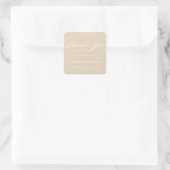 STIJLVOOL ELEGANT SCRIPT BEDANKT STICKER (Tas)