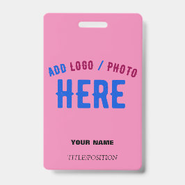 STIJLVOOL MODERN AANGEMAAKT LIEF ROZE GEVERIFIEERD BADGE