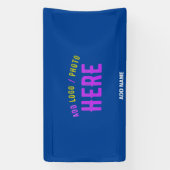 STIJLVOOL MODERN AANGEPAST KOBALTBLAUW GECONTROLEE SPANDOEK (Verticaal)