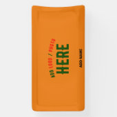 STIJLVOOL MODERN AANGEPASTE DONKERORANJE GECONTROL SPANDOEK (Verticaal)