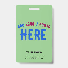 STIJLVOOL MODERN AANGEPASTE MINT GROENE GEVERIFIEE BADGE