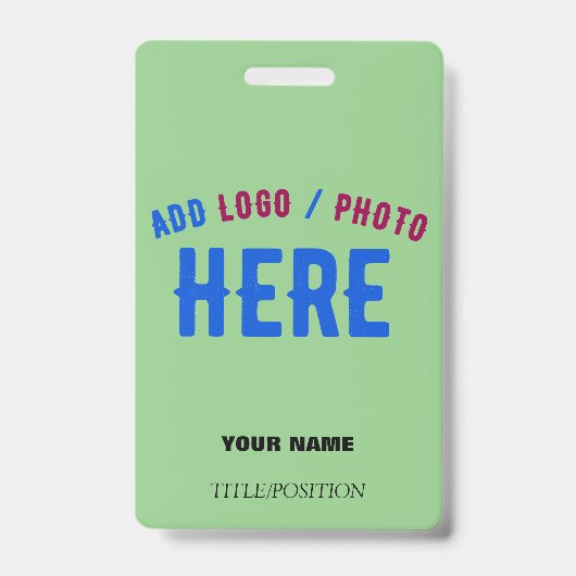 STIJLVOOL MODERN AANGEPASTE MINT GROENE GEVERIFIEE BADGE (Voorzijde)