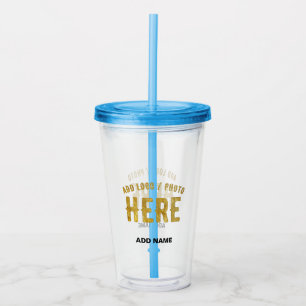 STIJLVOOL MODERN AANPASBAAR HELDERE GEVEREIFICEERD ACRYL DRINKBEKER