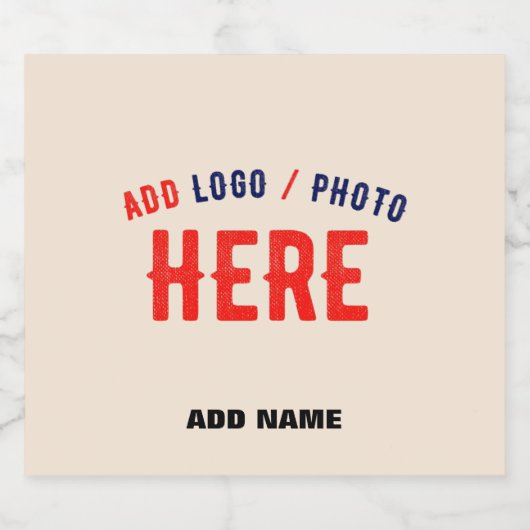 STIJLVOOL MODERN AANPASBAAR NATUURLIJK GECERTIFICE BIER ETIKET (Enkel label)