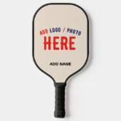 STIJLVOOL MODERN AANPASBAAR NATUURLIJK GECONTROLEE PICKLEBALL PADDLE (Achterkant)