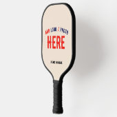 STIJLVOOL MODERN AANPASBAAR NATUURLIJK GECONTROLEE PICKLEBALL PADDLE (Links)
