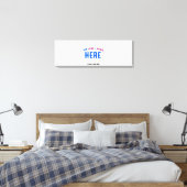 STIJLVOOL MODERN AANPASBAAR WIT GECERTIFICEERD GEM CANVAS AFDRUK (Insitu (Slaapkamer))