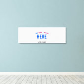 STIJLVOOL MODERN AANPASBAAR WIT GECERTIFICEERD GEM CANVAS AFDRUK (Insitu (Houten vloer))