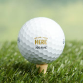 STIJLVOOL MODERN AANPASBAAR WIT GECERTIFICEERD GEM GOLFBALLEN (Insitu Shirt)