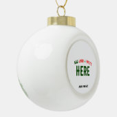 STIJLVOOL MODERN AANPASBAAR WIT GECERTIFICEERD GEM KERAMISCHE BAL ORNAMENT (Links)