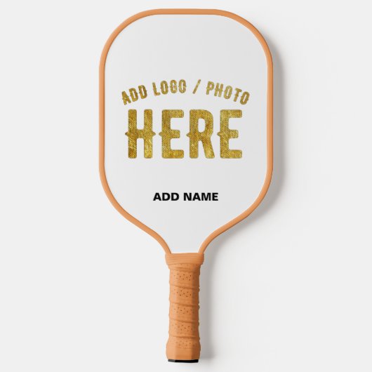 STIJLVOOL MODERN AANPASBAAR WIT GECERTIFICEERD GEM PICKLEBALL PADDLE (Achterkant)